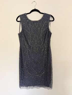 Adrianna Papell Sleeveless Beaded Dress